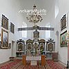  The interior of the monastery church
